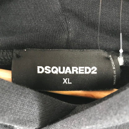 【中古品】【メンズ】 DSQUARED2 ディースクエアード S79GU0034 ICON HOODED SWEATSHIRT パーカー フーディー 141-260413-ky-04-fuzh サイズ：XL カラー：ブラック 万代Net店