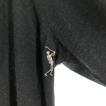 【中古品】【メンズ】 MARK&LONA マークアンドロナ カシミアセーター BLACK SIZE:XL ドクロ ※毛の付着あり 148-260811-io-37-fuzh カラー：ブラック 万代Net店