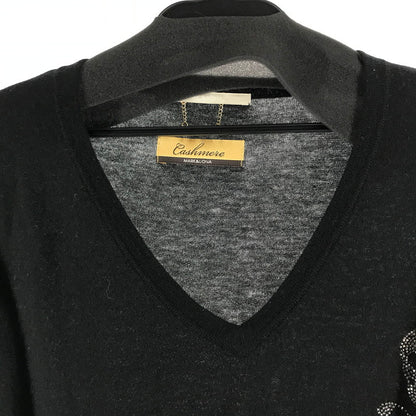 【中古品】【メンズ】 MARK&LONA マークアンドロナ カシミアセーター BLACK SIZE:XL ドクロ ※毛の付着あり 148-260811-io-37-fuzh カラー：ブラック 万代Net店