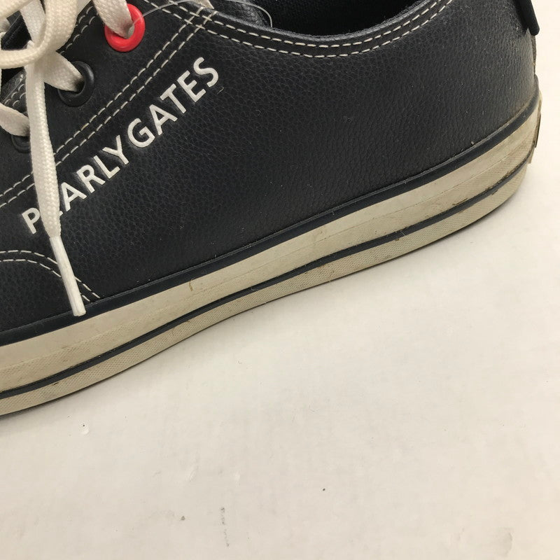 【中古品】【メンズ】 PEARLY GATES×CONVERSE パーリーゲイツ × コンバース スニーカー 靴 メンズ 26.5cm ネイビー 使用感あり 163-260423-io-13-fuzh 万代Net店