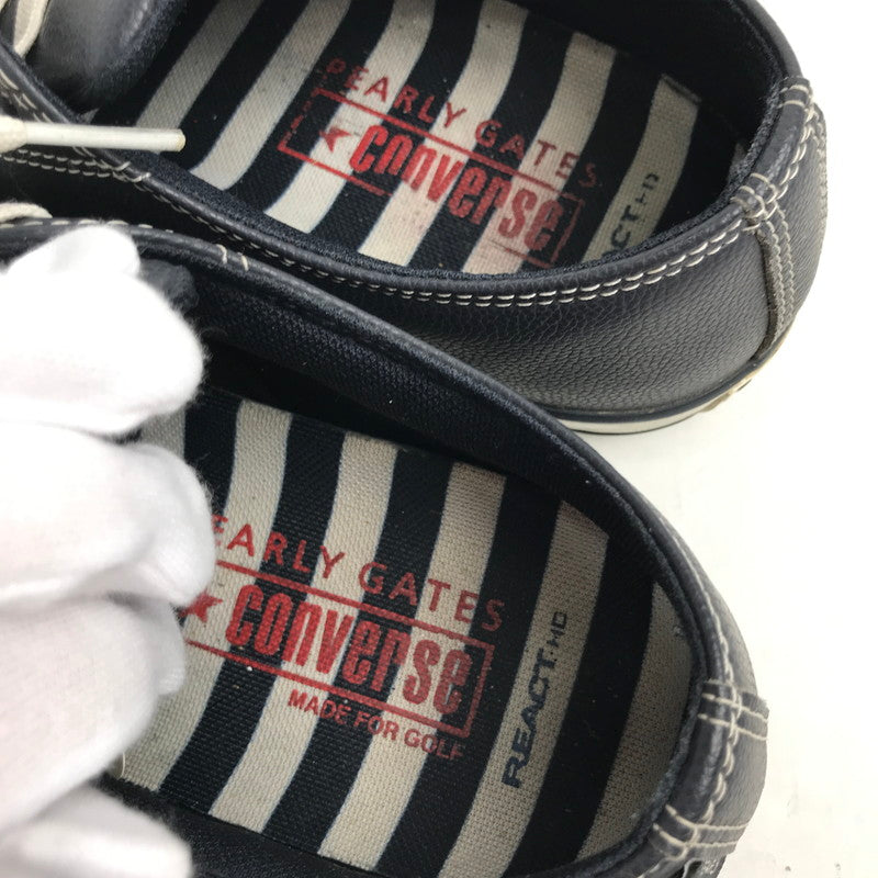 【中古品】【メンズ】 PEARLY GATES×CONVERSE パーリーゲイツ × コンバース スニーカー 靴 メンズ 26.5cm ネイビー 使用感あり 163-260423-io-13-fuzh 万代Net店