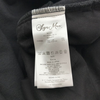 【中古品】【メンズ】 SYUMAN. シュウマン AD-B24SS-07-A RAVIOLI TROUSERS ラヴィオリ トラウザース パンツ ボトムス 古着 151-260729-mh-10-fuzh サイズ：EXTRA カラー：ブラック 万代Net店