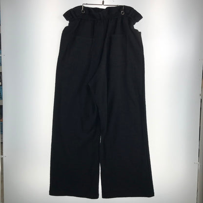 【中古品】【メンズ】 SYUMAN. シュウマン AD-B24SS-07-A RAVIOLI TROUSERS ラヴィオリ トラウザース パンツ ボトムス 古着 151-260729-mh-10-fuzh サイズ：EXTRA カラー：ブラック 万代Net店