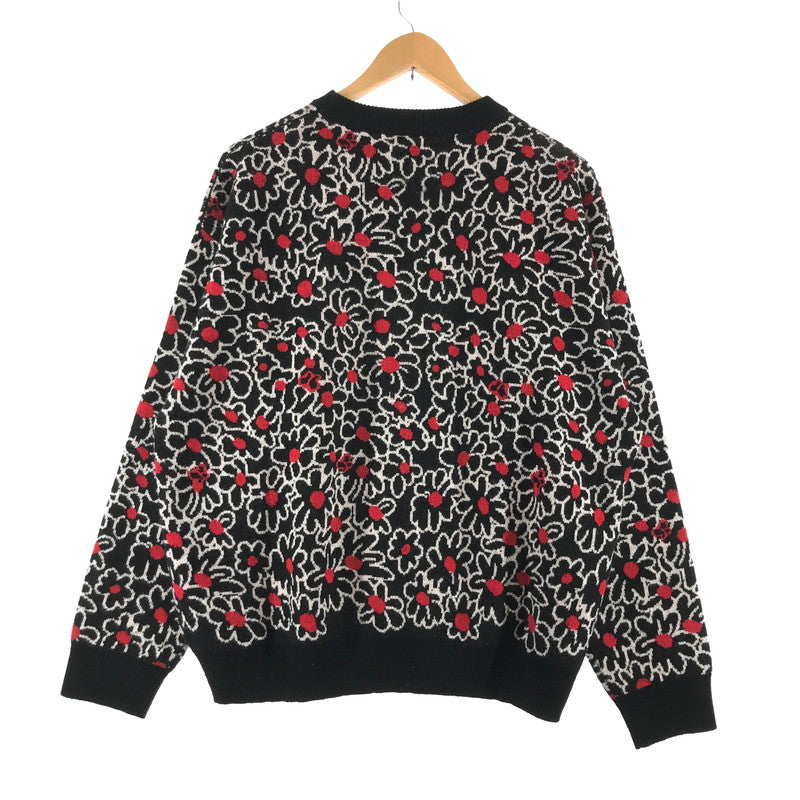 【中古品】【メンズ】 SYUMAN. シュウマン YO23AW-08 LE REVE DU PAPILLON SWEATER 140-260413-ky-07-fuzh サイズ：F カラー：ブラック 総柄 万代Net店
