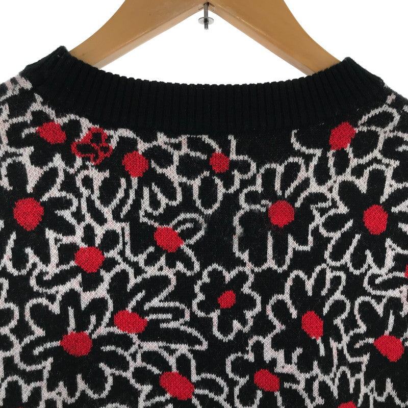 【中古品】【メンズ】 SYUMAN. シュウマン YO23AW-08 LE REVE DU PAPILLON SWEATER 140-260413-ky-07-fuzh サイズ：F カラー：ブラック 総柄 万代Net店
