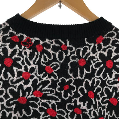 【中古品】【メンズ】 SYUMAN. シュウマン YO23AW-08 LE REVE DU PAPILLON SWEATER 140-260413-ky-07-fuzh サイズ：F カラー：ブラック 総柄 万代Net店