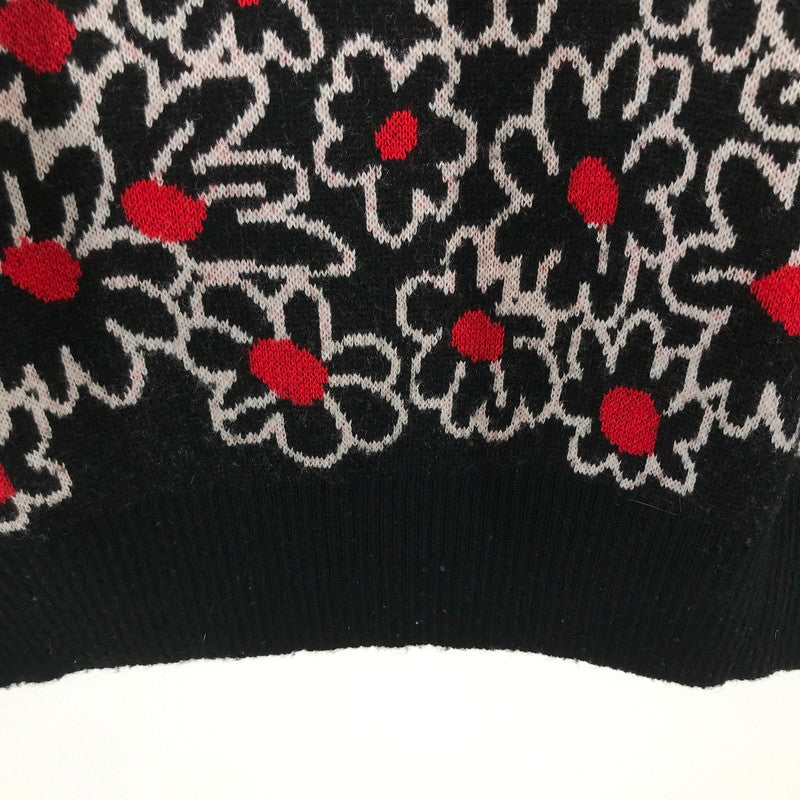 【中古品】【メンズ】 SYUMAN. シュウマン YO23AW-08 LE REVE DU PAPILLON SWEATER 140-260413-ky-07-fuzh サイズ：F カラー：ブラック 総柄 万代Net店