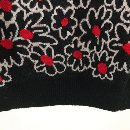 【中古品】【メンズ】 SYUMAN. シュウマン YO23AW-08 LE REVE DU PAPILLON SWEATER 140-260413-ky-07-fuzh サイズ：F カラー：ブラック 総柄 万代Net店