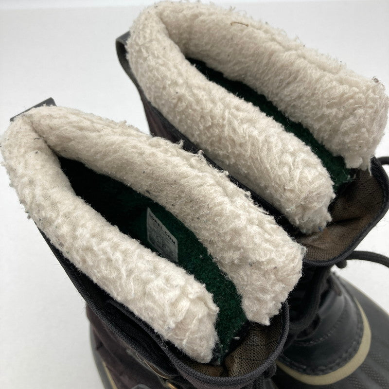 【中古品】【レディース】 SOREL ソレル NL1005-011 CARIBOU カリブー スノーブーツ ウィンターブーツ 靴 167-260929-vt-88-fuzh サイズ：24.5cm カラー：ブラック 万代Net店