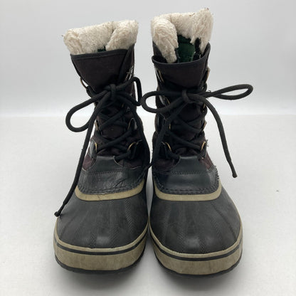 【中古品】【レディース】 SOREL ソレル NL1005-011 CARIBOU カリブー スノーブーツ ウィンターブーツ 靴 167-260929-vt-88-fuzh サイズ：24.5cm カラー：ブラック 万代Net店