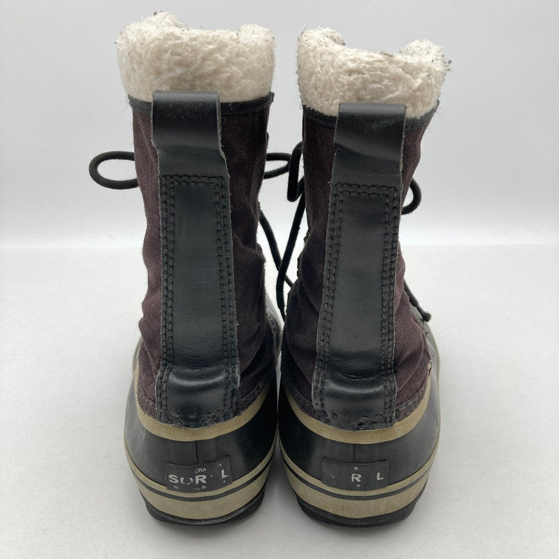 【中古品】【レディース】 SOREL ソレル NL1005-011 CARIBOU カリブー スノーブーツ ウィンターブーツ 靴 167-260929-vt-88-fuzh サイズ：24.5cm カラー：ブラック 万代Net店