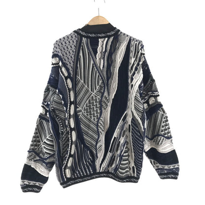 【中古品】【メンズ】 TUNDRA 3D ツンドラ ニット 145-260416-ky-03-fuz サイズ：M カラー：ネイビー 万代Net店