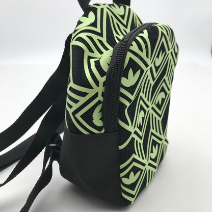 【中古品】【メンズ】 adidas アディダス メッシュ ミニリュック ミニバッグパック カバン 188-261013-vt-94-fuzh カラー：ブラック/グリーン 万代Net店