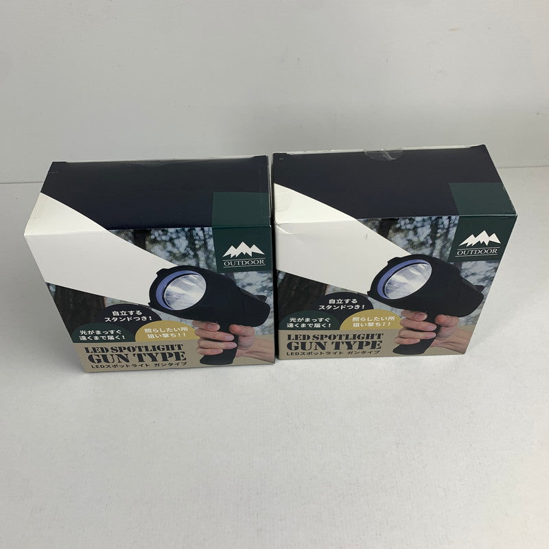 【現状渡し品】 LED スポットライト ガンタイプ 3コ セット まとめ アウトドア キャンプ 防災 101-260415-mh-06-fuz 万代Net店
