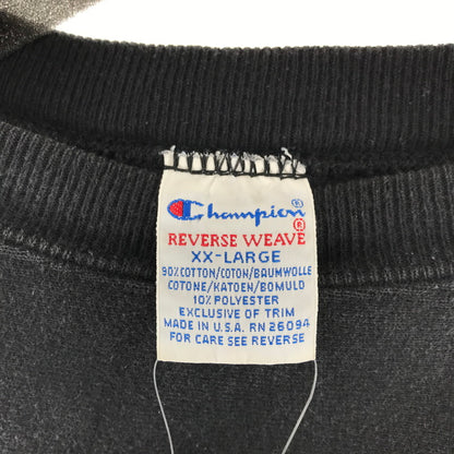 【中古品】【メンズ】 CHAMPION チャンピョン 90`S REVERSEWEAVE CREWNECK リバースウィーブ クルーネック 145-260416-ky-06-fuz サイズ：XXL カラー：ブラック 万代Net店