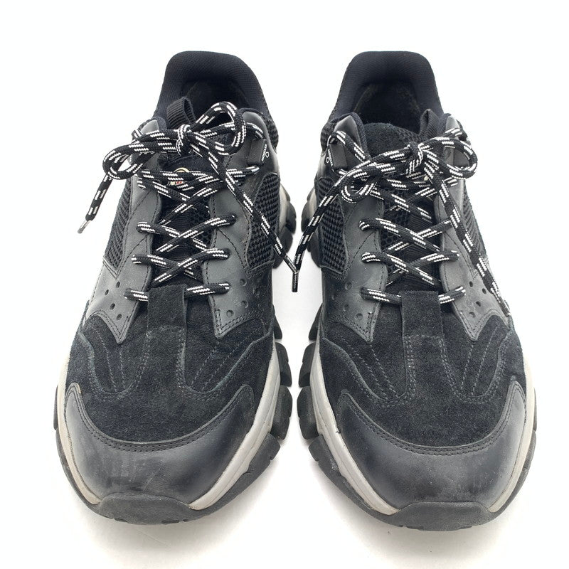 【中古品】【メンズ】 MONCLER モンクレール TERRY SCARPA SNEAKERS 厚底スニーカー シューズ 靴 162-260418-gm-15-fuz サイズ：42 カラー：ブラック 万代Net店