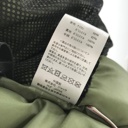 【中古品】【メンズ】 HUF ハフ STANDARD PUFFER JACKET スタンダード パファージャケット 142-260417-ky-02-fuz サイズ：S カラー：カーキ 万代Net店