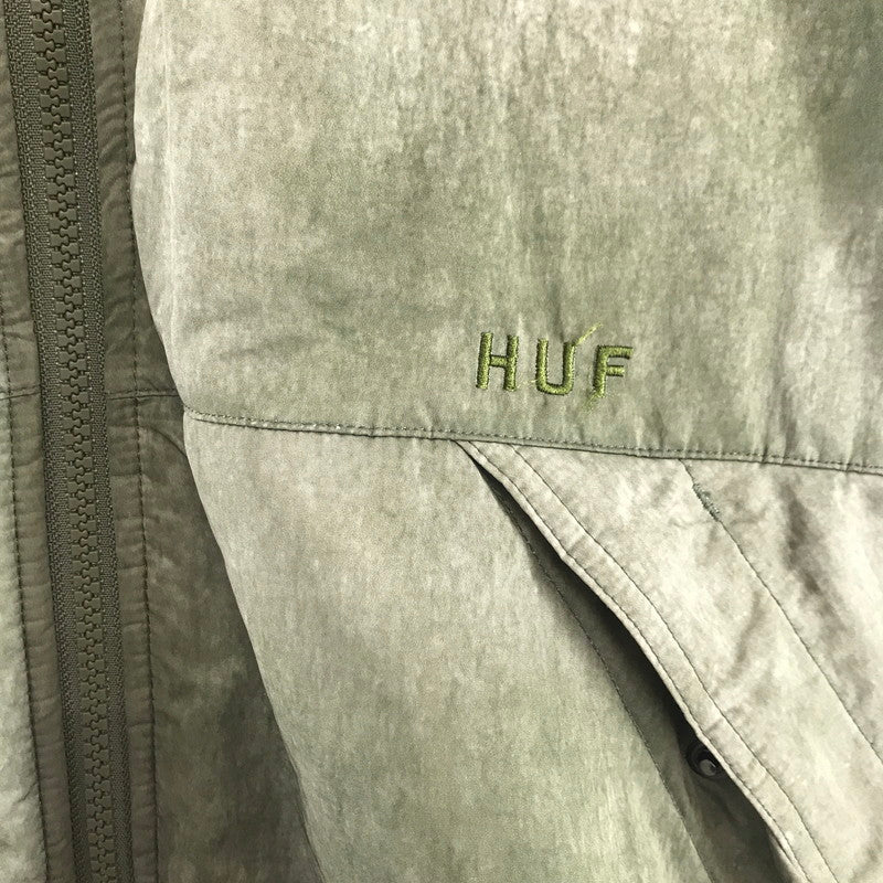 【中古品】【メンズ】 HUF ハフ STANDARD PUFFER JACKET スタンダード パファージャケット 142-260417-ky-02-fuz サイズ：S カラー：カーキ 万代Net店