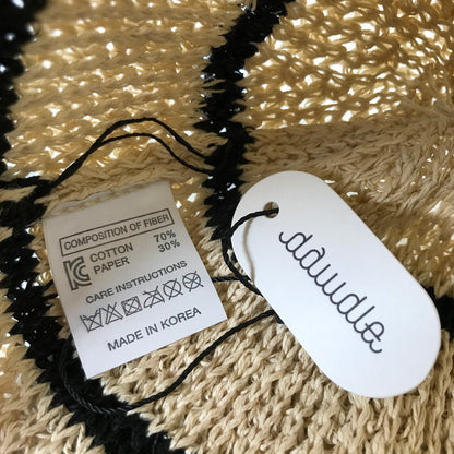 【中古美品】【メンズ/レディース】 DAWDLE ダウダル ボーダーハット 帽子 ぼうし 186-260428-io-33-fuzh 万代Net店