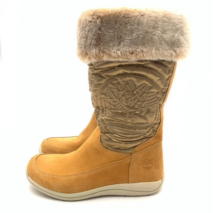 【中古品】【レディース】 TIMBERLAND HOLLYBELLY TALL PULL-ON BOOT ティンバーランド ロングブーツ シューズ 靴 167-260726-gm-45-fuzh サイズ：23.5cm カラー：キャメル 万代Net店