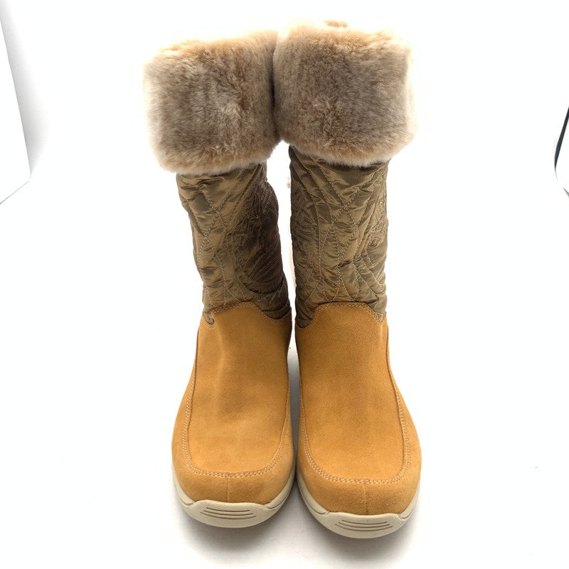 【中古品】【レディース】 TIMBERLAND HOLLYBELLY TALL PULL-ON BOOT ティンバーランド ロングブーツ シューズ 靴 167-260726-gm-45-fuzh サイズ：23.5cm カラー：キャメル 万代Net店