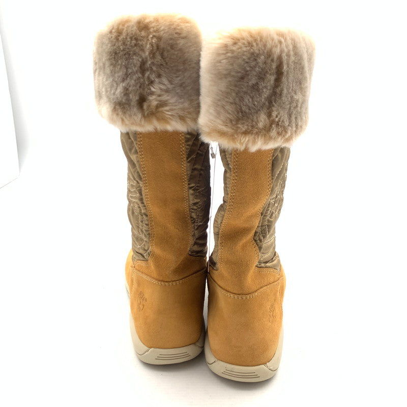 【中古品】【レディース】 TIMBERLAND HOLLYBELLY TALL PULL-ON BOOT ティンバーランド ロングブーツ シューズ 靴 167-260726-gm-45-fuzh サイズ：23.5cm カラー：キャメル 万代Net店