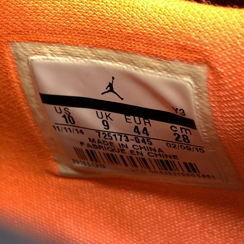 【中古品】【メンズ】 NIKE ナイキ 725173-045 JORDAN CP3 VII AE クリスポール7 ローカットスニーカー 靴 カラー紫.橙(左)緑(右) サイズ28cm 160-260507-io-04-fuz 万代Net店