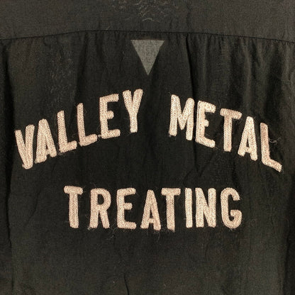 【中古品】【メンズ】 KING LOUIE キング ルイ 50~60S VALLEY METAL 半袖 ボーリング シャツ トップス 古着 145-260608-mh-07-fuzh サイズ：M カラー：ブラック 万代Net店