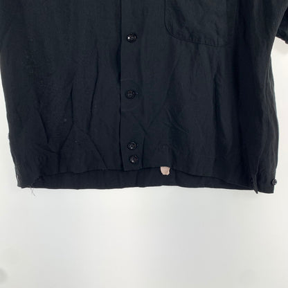 【中古品】【メンズ】 KING LOUIE キング ルイ 50~60S VALLEY METAL 半袖 ボーリング シャツ トップス 古着 145-260608-mh-07-fuzh サイズ：M カラー：ブラック 万代Net店