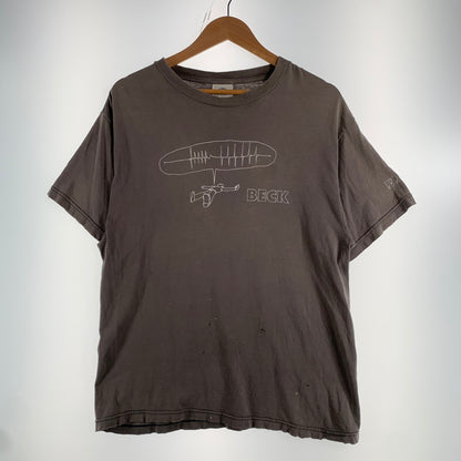 【中古品】【メンズ】 BECK ベック GLOBAL SELECT バンド USED 半袖 Tシャツ 90S トップス 古着 145-260608-mh-04-fuzh サイズ：不明 カラー：グレージュ 万代Net店
