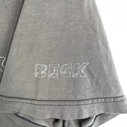 【中古品】【メンズ】 BECK ベック GLOBAL SELECT バンド USED 半袖 Tシャツ 90S トップス 古着 145-260608-mh-04-fuzh サイズ：不明 カラー：グレージュ 万代Net店