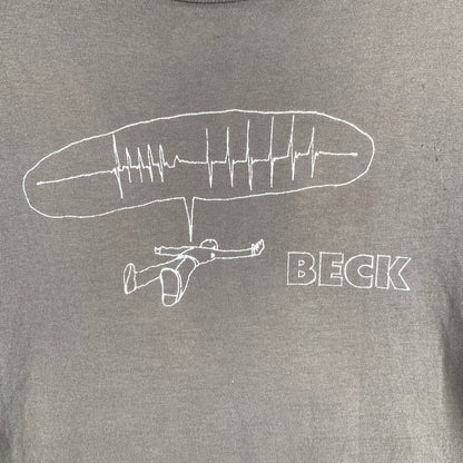 【中古品】【メンズ】 BECK ベック GLOBAL SELECT バンド USED 半袖 Tシャツ 90S トップス 古着 145-260608-mh-04-fuzh サイズ：不明 カラー：グレージュ 万代Net店