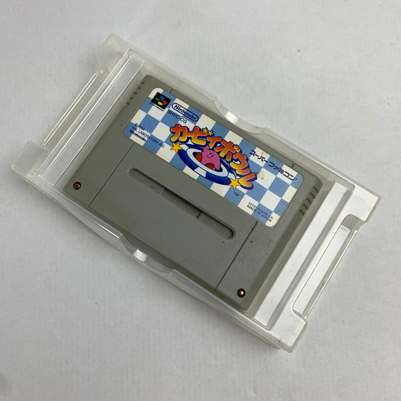 【中古品】 SFC カービィボウル スーパーファミコン レトロゲーム 動作確認済 ※ソフト日焼け・取説・箱傷み 023-260718-io-49-fuzh 万代Net店