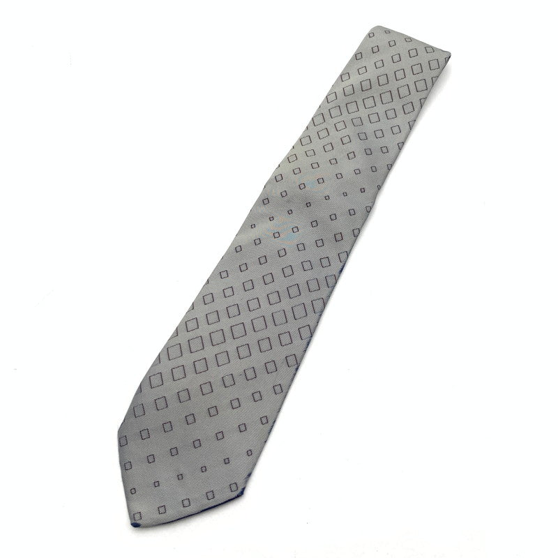 【中古品】【メンズ】 HERMES エルメス シルクネクタイ ひし形総柄 ブランド 小物 古着 183-260425-gm-31-fuz 万代Net店