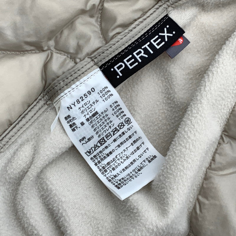 【中古品】【レディース】 THE NORTH FACE ザ・ノースフェイス NY82590 FREE RUN INSULATION JACKET 中綿ジャケット アウター ブランド 古着 169-260419-gm-02-fuz サイズ：XS カラー：ベージュ 万代Net店