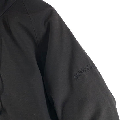【中古品】【メンズ】 SCHOTT ショット 3142051 DOWN JACKET ダウンジャケット 145-260422-ny-04-fuz サイズ：S カラー：ブラック 万代Net店