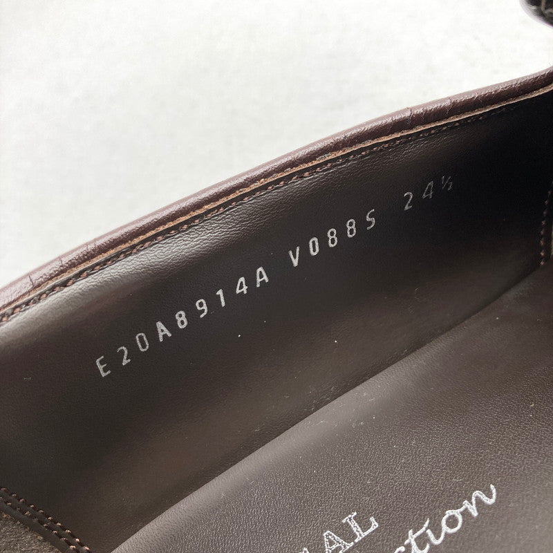 【中古品】【レディース】 REGAL リーガル V088S ローファー 靴 165-260929-vt-92-fuzh サイズ：24 1/2 EE カラー：ブラウン 万代Net店