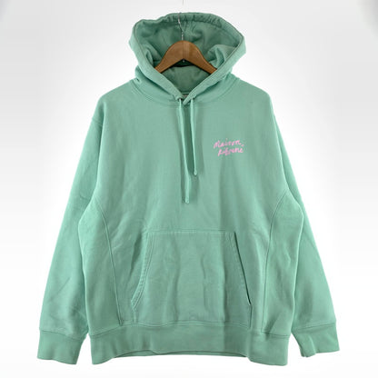【中古品】【メンズ】 MAISON KITSUNE メゾンキツネ オーバーサイズ フーディー パーカー IU00330KM0020 140-260422-ny-02-fuz サイズ：L カラー：CYAN 万代Net店