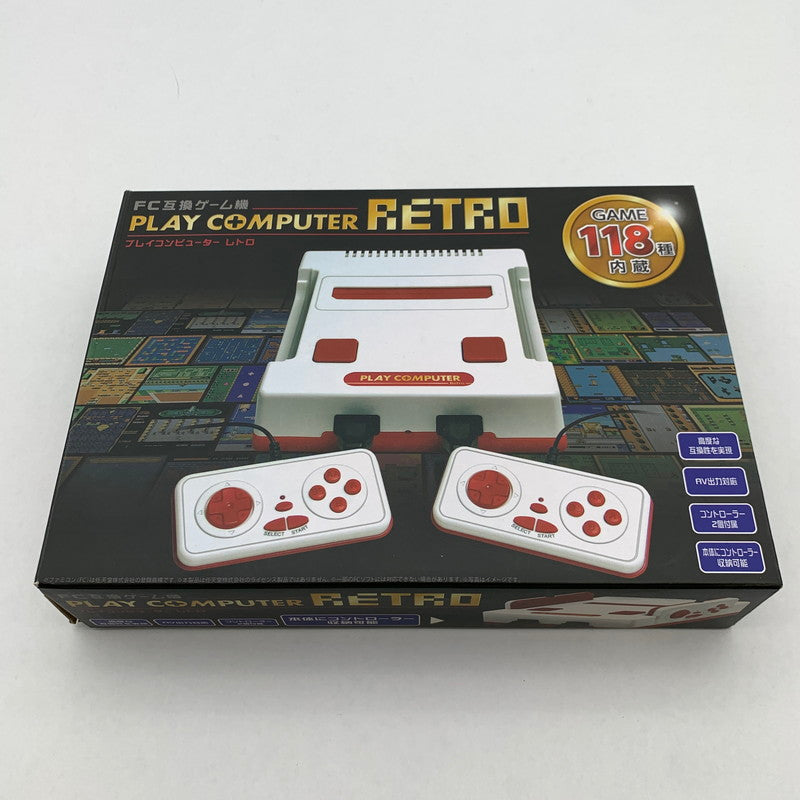 【中古品】 PLAY COMPUTER RETRO プレイコンピューター レトロ 本体 互換機 FC互換 ゲーム機 024-260422-mh-04-fuz 万代Net店