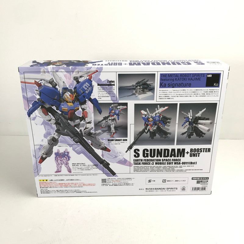 【中古美品】 未開封 METAL ROBOT魂(Ka signature) Sガンダム ブースター・ユニット装着型 056-260528-ky-02-fuzh 万代Net店