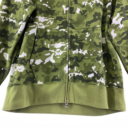 【中古品】【メンズ】 A BATHING APE ア ベイシング エイプ MULTI PIXEL CAMO SHARK REGULAR FIT FULL ZIP HOODIE 26SS フーディー パーカ グリーン メンズ Lサイズ タグ付き 142-260424-io-05-fuzh 万代Net店
