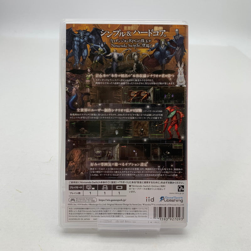 【中古美品】 Nintendo Switch ニンテンドー スイッチ ソフト Wizardry 外伝 五つの試練 [CERO区分_C/ 15歳以上対象] 260601-mh-31-fuz 万代Net店
