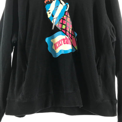 【中古品】【メンズ】 ICECREAM アイスクリーム パーカー 142-260511-ny-08-fuz サイズ：M カラー：ブラック 万代Net店