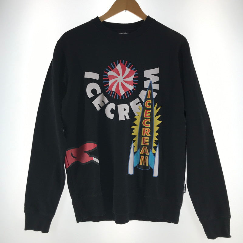 【中古品】【メンズ】 ICECREAM アイスクリーム スウェット 142-260511-ny-06-fuz カラー：ブラック 万代Net店