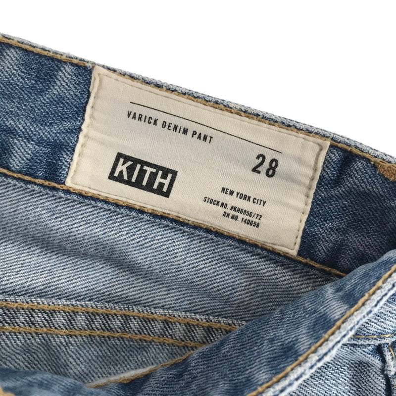 【中古品】【メンズ】 KITH キス DENIM PANTS デニムパンツ 153-260511-ny-05-fuz サイズ：28 カラー：ブルー 万代Net店