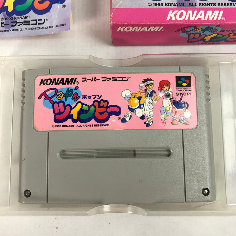 【中古品】 Nintendo SFC ニンテンドー スーパー ファミコン ソフト POP’nツインビー 023-260422-mh-08-fuzh 万代Net店