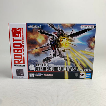 【中古美品】 未開封 ROBOT魂 ＜SIDE MS＞ GAT-X105 ストライクガンダム(再生機)+I.W.S.P. ver. A.N.I.M.E. 056-260702-ky-10-fuzh 万代Net店