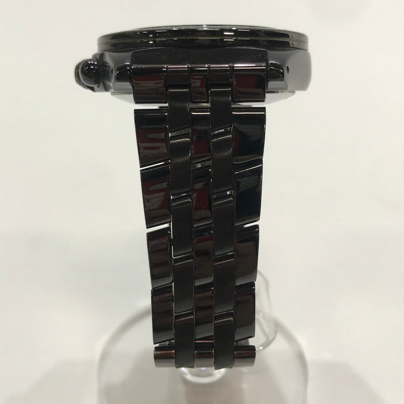 【中古品】【メンズ】 NANO UNIVERSE ナノユニバース×STAG クロノグラフ クォーツ 時計 腕時計 BLACK 本体のみ ※キズ・色褪せあり 197-261014-io-01-fuzh カラー：ブラック 万代Net店
