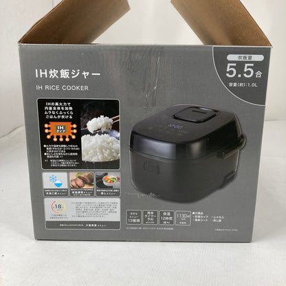 【中古美品】 NITORI ニトリ IH 炊飯ジャー 炊飯器 5.5合炊き BC2G02BK DAY Value 098-260425-mh-02-fuz 万代Net店