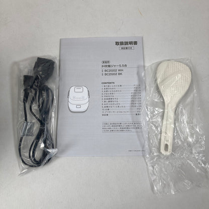【中古美品】 NITORI ニトリ IH 炊飯ジャー 炊飯器 5.5合炊き BC2G02BK DAY Value 098-260425-mh-02-fuz 万代Net店